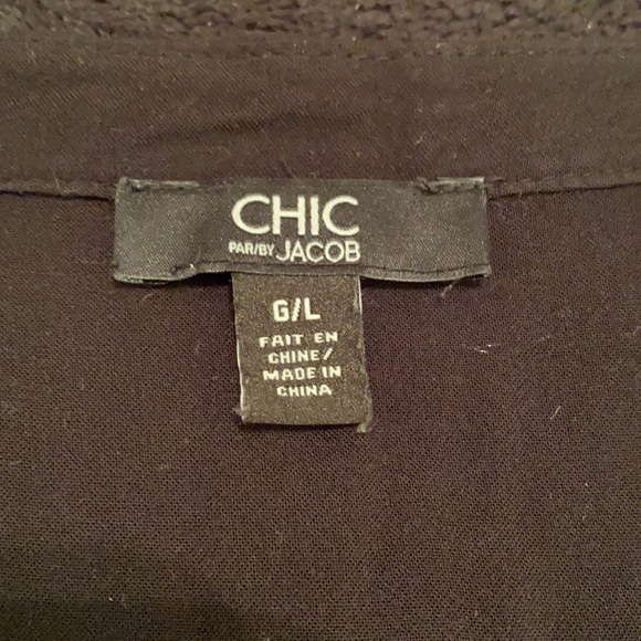 Black Button Up Jacob Romper - Size Large - Picture 3 of 4